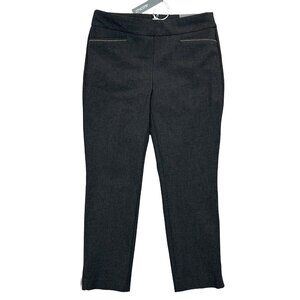 Chico's Women's Brigitte So Slimming Ankle Pants Petite Size 6 P Gray NWT $99